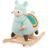 Battat – Zebra Rocking Horse – Wooden Rocker & Plush Body – Active Play Toy – Sturdy & Durable – 12+ Months – Rockin’ Zebra(Llama)