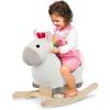 Battat – Zebra Rocking Horse – Wooden Rocker & Plush Body – Active Play Toy – Sturdy & Durable – 12+ Months – Rockin’ Zebra(Zebra)