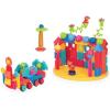 Battat- Bristle Blocks- STEM Interlocking Building Blocks- 58 pc Playset- Reusable Storage Bucket- Developmental Toys for Toddlers & Kids- Jungle Adventure- 2 Years +(58pc Jungle Adventure!)