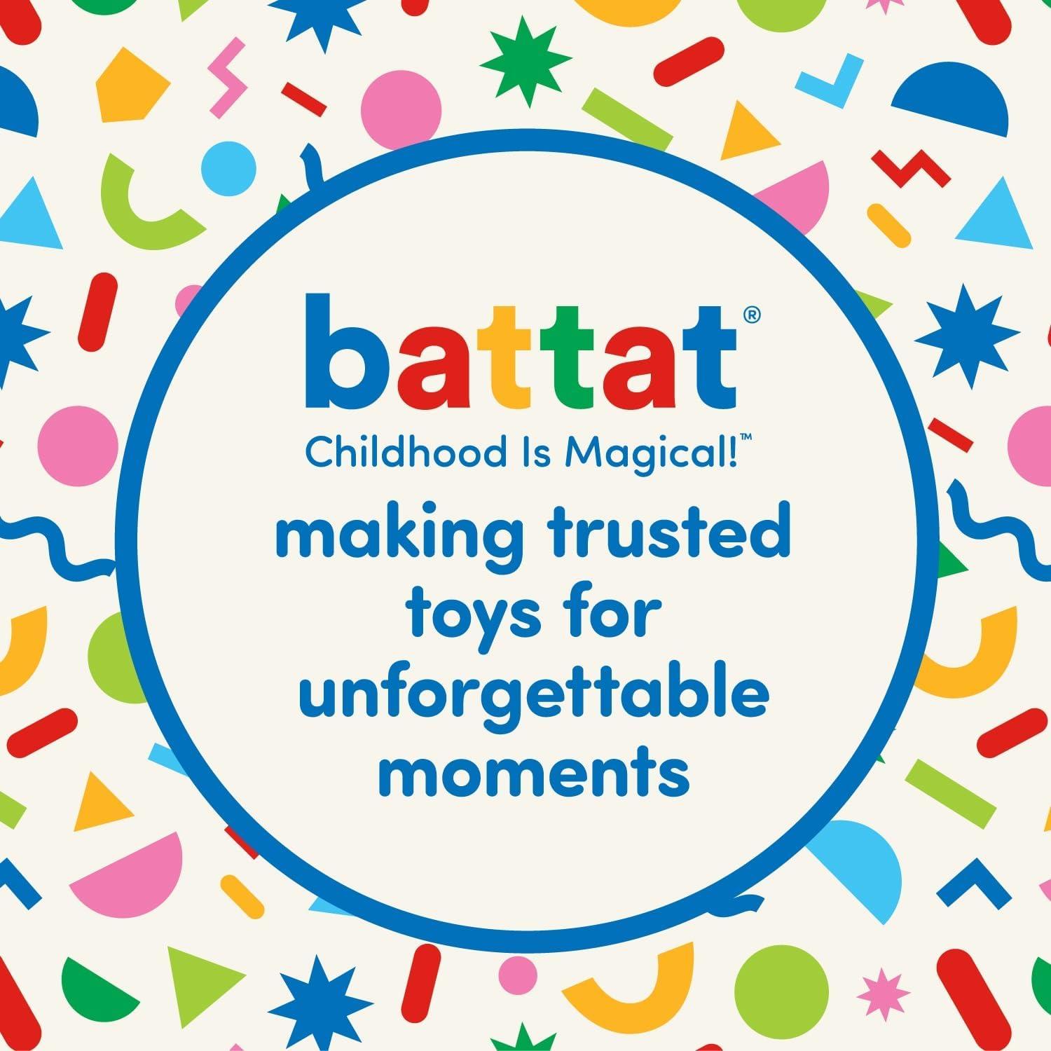 imageBattat Deluxe Grocery Playset Toy Food For Toddlers Shopping Cart Toy 20 Pretend Food Items Grocery Cart 3 Years