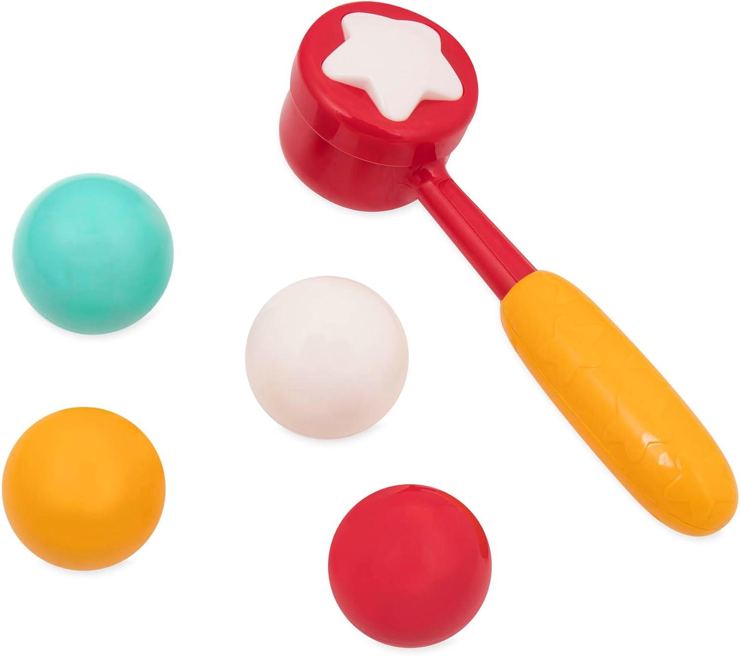 imageBattat Pound a Ball Toy Ball Maze for Babies Fine Motor Skill Toy 12 Months Pound ampamp Roll Light Blue