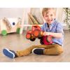 Battat – Wonder Wheels – Red Toy Tractor And Trailer – Farm Toys For Kids, Toddlers – Pretend Play – Recyclable Materials – 1 year +(11.98 x 5.70 x 6.25 inches)