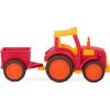Battat – Wonder Wheels – Red Toy Tractor And Trailer – Farm Toys For Kids, Toddlers – Pretend Play – Recyclable Materials – 1 year +(11.98 x 5.70 x 6.25 inches)
