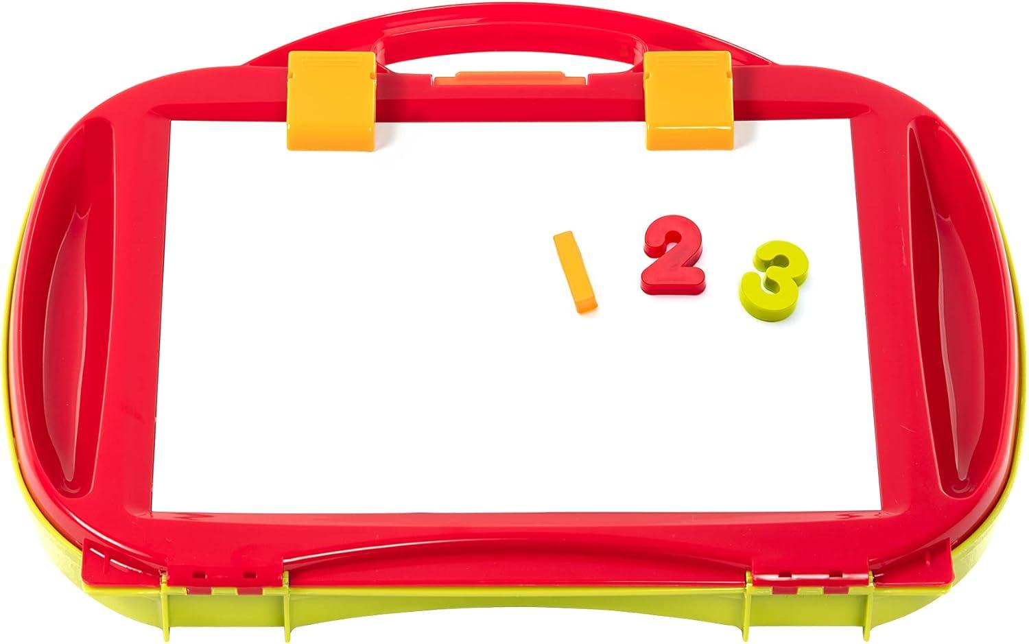 imageBattat  Lap Drawing Board  Portable Drawing Pad For Kids  Doodle Pad  4 Color Markers  2 Years   Lap Drawing Board