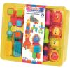 Battat – Bristle Blocks – STEM Interlocking Building Blocks – 76 Pieces Playset – Reusable Storage Bin – Developmental Toys for Toddlers & Kids – Twist and Turn Bristles – 2+ Years