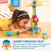 Battat – Bristle Blocks – STEM Interlocking Building Blocks – 56 Pieces Playset – Developmental Toys for Toddlers & Kid – Basic Builder Box – 2+ Years(56-Piece)