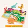 Battat – Chunky Dinosaur Puzzle– Wooden Toys – Educational Toys – 18+ Months