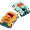Battat – Wonder Wheels – Roadsters – Set of 2 Toy Cars for Kids – Toy Roadsters with Movable Parts – Pretend Play – Recyclable Materials – 1 Year +