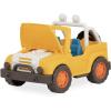 Battat- Wonder Wheels- Yellow Toy 4X4 – Off-Road Toy Truck – Pretend Play- Recyclable Materials – 1 Year +