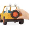 Battat- Wonder Wheels- Yellow Toy 4X4 – Off-Road Toy Truck – Pretend Play- Recyclable Materials – 1 Year +