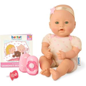 Baby Sweetheart by Battat – Feeding Time 12-Inch Doll for Newborn with Soft Body & Easy – to – Read Story Book and Accessories(Bed Time)