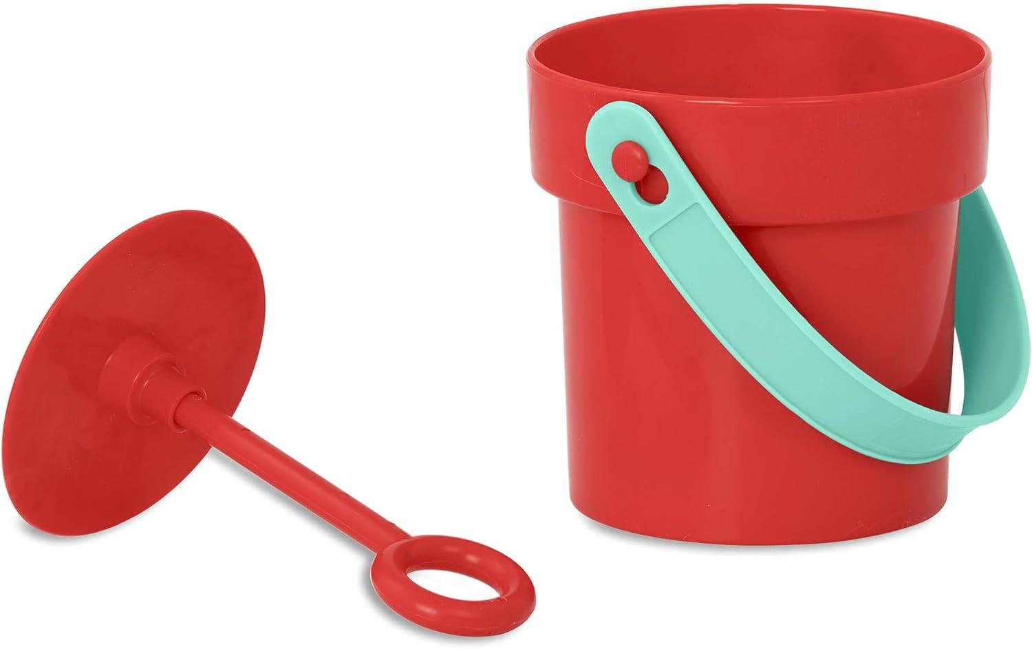 image:imageBattat Play Buckets Set 3 Fun Buckets Bath amp Beach Toys for Toddlers Removable Bottom Magnifying Glass Pouring Hole 18 Months Play Buckets