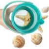 Battat – Play Buckets Set – 3 Fun Buckets – Bath & Beach Toys for Toddlers – Removable Bottom, Magnifying Glass, Pouring Hole – 18 Months + – Play Buckets