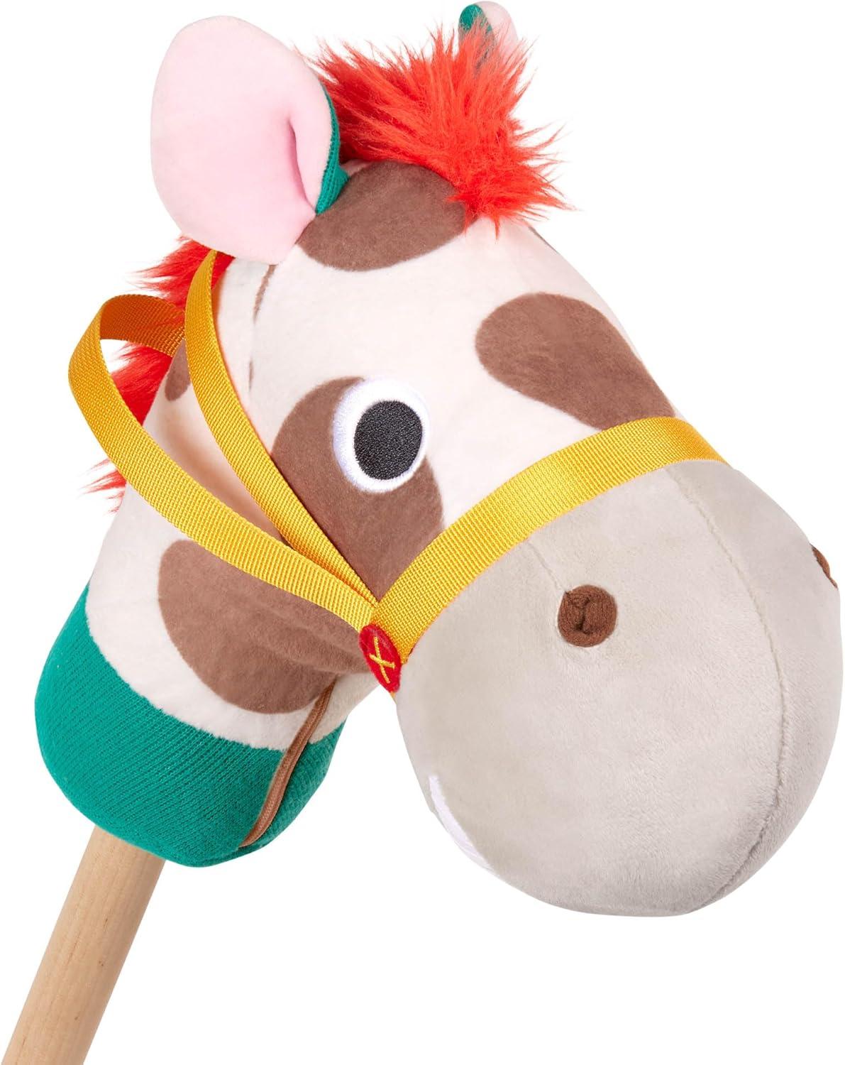 imageBattat Canard Quack ampamp Go Jouet de pousse dandiner Canard en Bois Marches et Volets Sons ridicules et tte de Bobble 12 Mois et Cheval de loisir