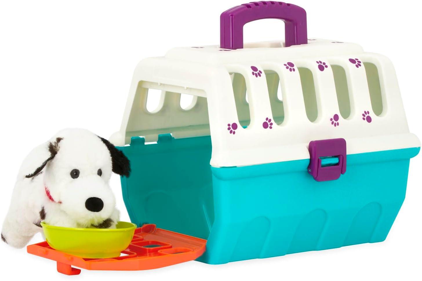 imageBattat Kit vtrinaire pour dalmatiens Jouet Vet pour jouer faire semblant Jeu de soins pour chiens Chiot en peluche et portebb Ensemble vtrinaire pour enfants 2 ans et