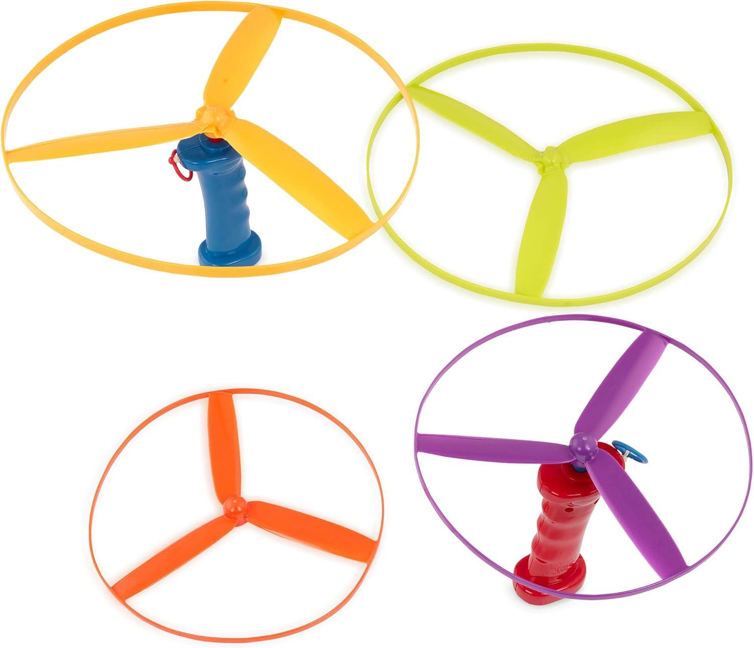 imageBattat Skyrocopter Jouet Disque Volant 2 lanceurs et 4 disques Jeu dhlicoptres Jouet dextrieur pour lt 3 Ans et 38