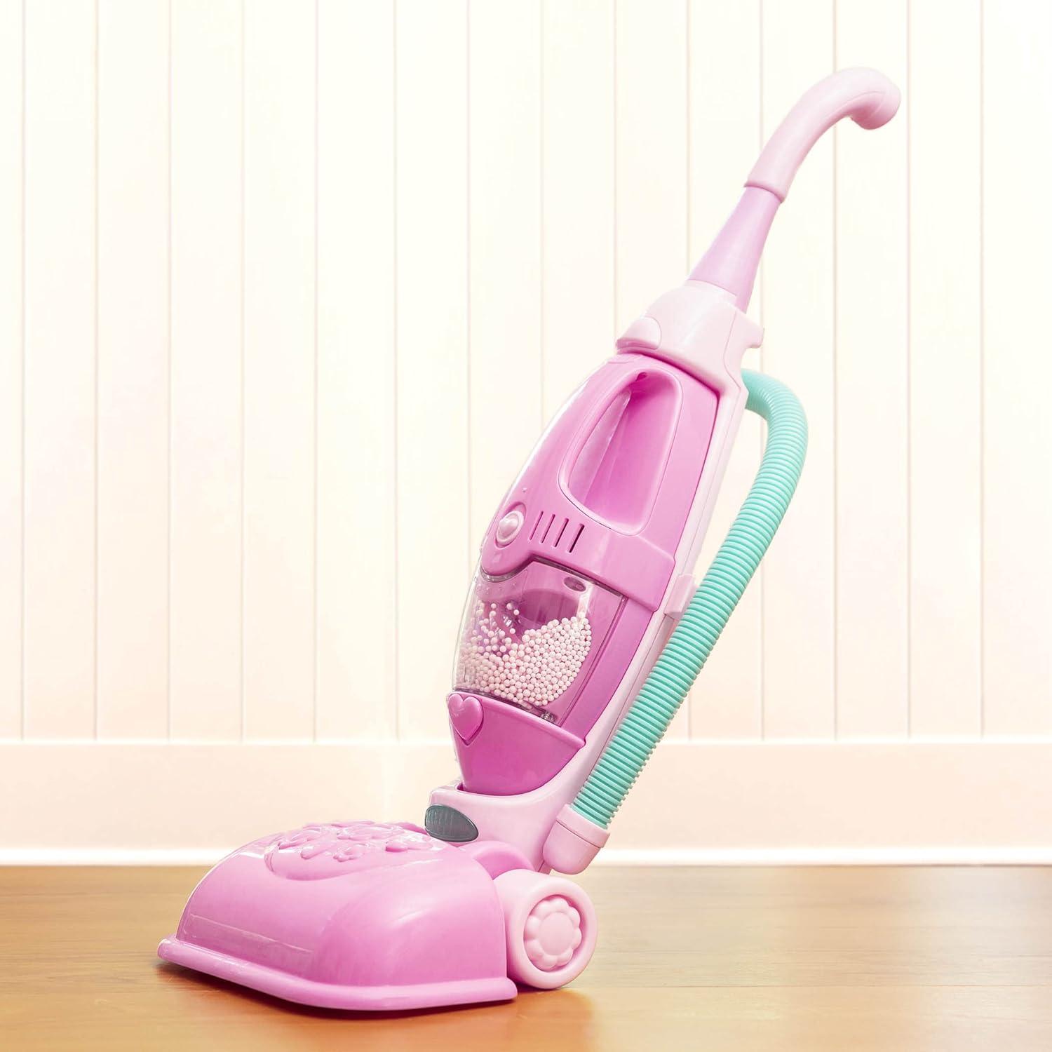 imageBattat Sweep n Clean Kit de Jeu Nettoyage pour Enfants Jouets de Nettoyage pour Les Enfants Balai serpillire Brosse Pelle poussire plumeau 2 Ans PlusAspirateur