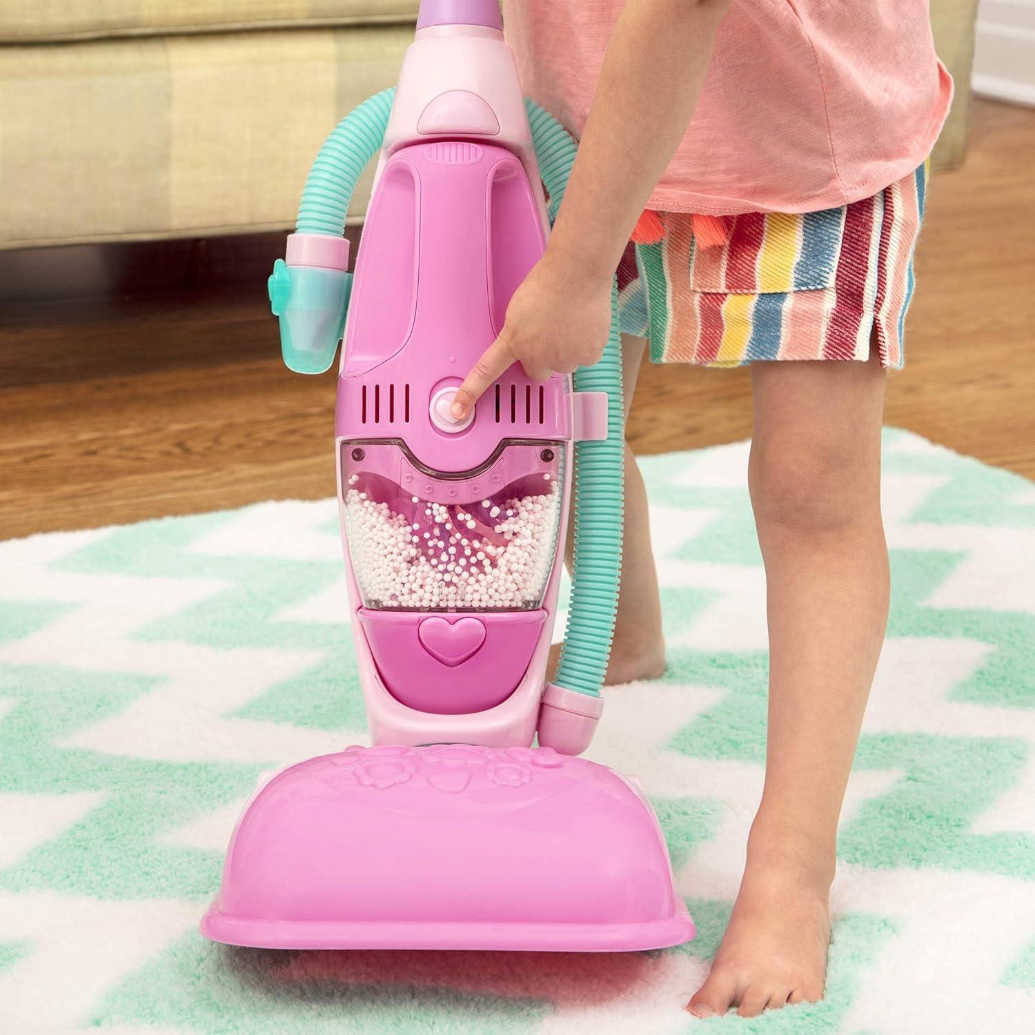 imageBattat Sweep n Clean Kit de Jeu Nettoyage pour Enfants Jouets de Nettoyage pour Les Enfants Balai serpillire Brosse Pelle poussire plumeau 2 Ans PlusAspirateur