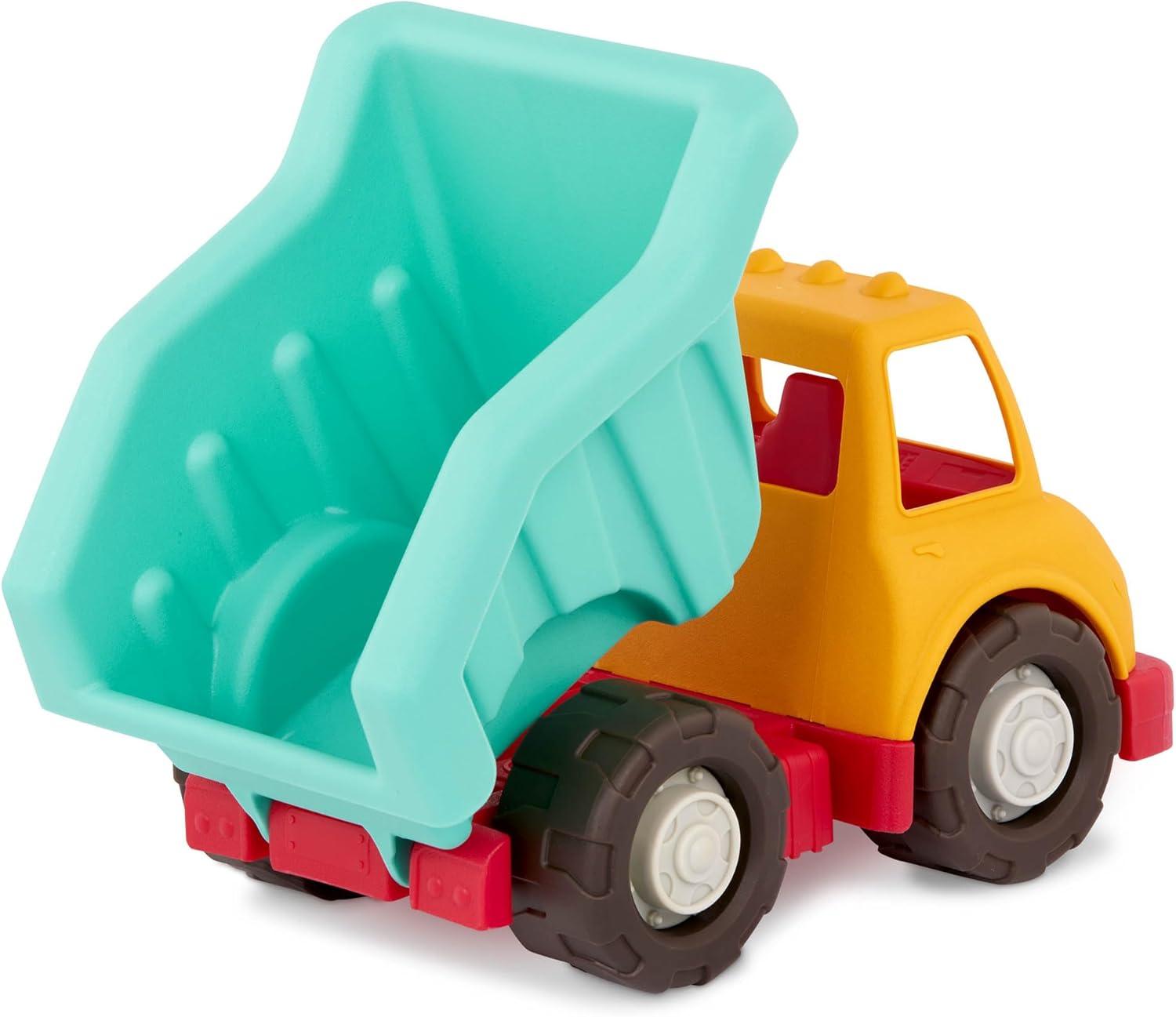 imageWonder Wheels by Battat VE1039C1Z Ensemble de 3 Camions Jouets Benne Remorque Btonnire Multicolore Ds 12 moisCamion benne