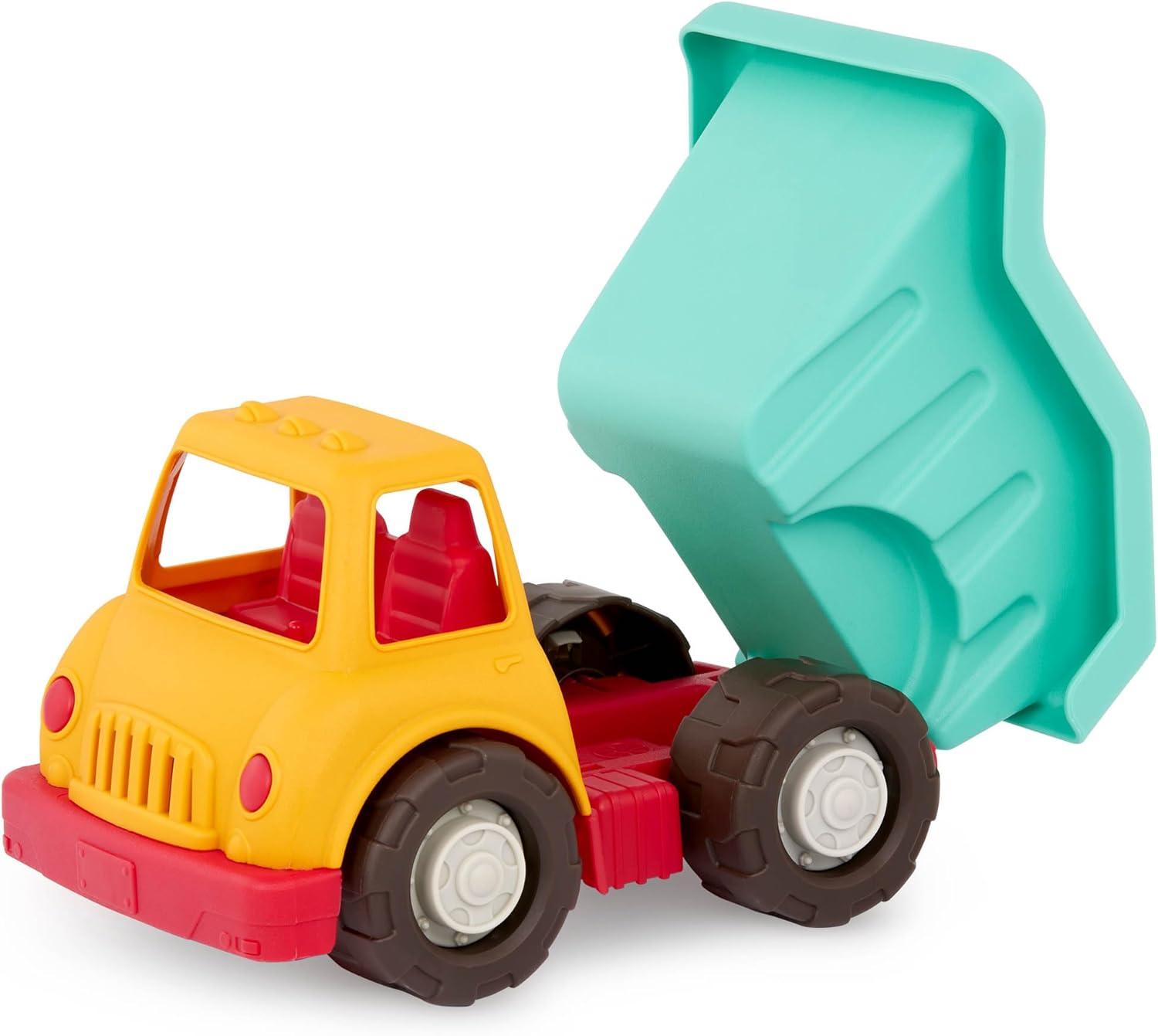 imageWonder Wheels by Battat VE1039C1Z Ensemble de 3 Camions Jouets Benne Remorque Btonnire Multicolore Ds 12 moisCamion benne