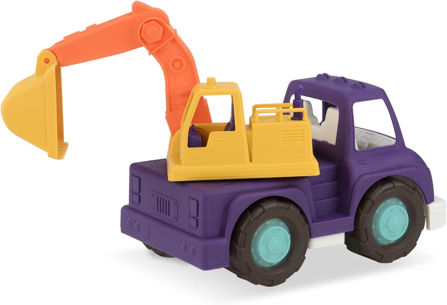 imageWonder Wheels by Battat VE1039C1Z Ensemble de 3 Camions Jouets Benne Remorque Btonnire Multicolore Ds 12 moisPompiers recyclage camionspelles