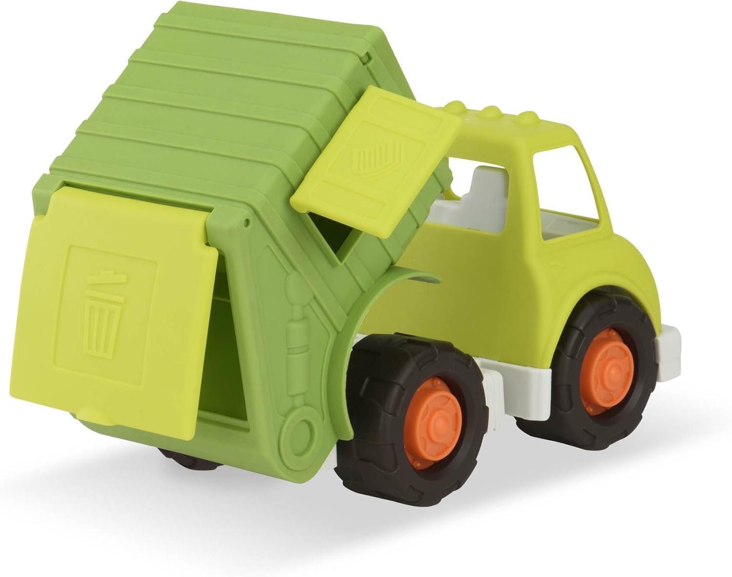 imageWonder Wheels by Battat VE1039C1Z Ensemble de 3 Camions Jouets Benne Remorque Btonnire Multicolore Ds 12 moisPompiers recyclage camionspelles