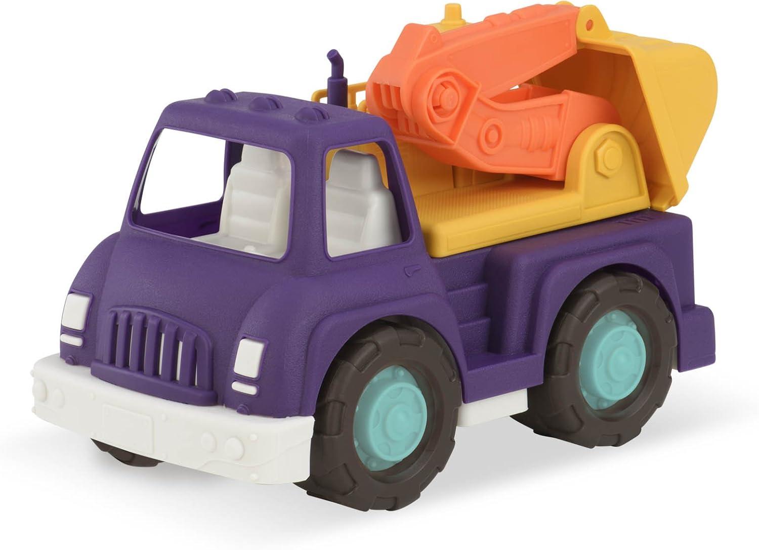 imageWonder Wheels by Battat VE1039C1Z Ensemble de 3 Camions Jouets Benne Remorque Btonnire Multicolore Ds 12 moisPompiers recyclage camionspelles
