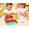 Battat – Caisse enregistreuse Calculatrice Bleue – Caisse enregistreuse pour Enfants – 3 Ans et +(49 pièces)