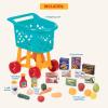 Battat – Caisse enregistreuse Calculatrice Bleue – Caisse enregistreuse pour Enfants – 3 Ans et +(Chariot de courses)
