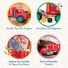 Battat – Camion-Benne – Camion Benne Jouet avec conducteur – Camions Classiques pour Tout-Petits – Jouet de Construction pour Enfants – Roues en Caoutchouc Souple – 18 Mois et +(Camion de pompiers)