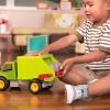 Battat – Camion-Benne – Camion Benne Jouet avec conducteur – Camions Classiques pour Tout-Petits – Jouet de Construction pour Enfants – Roues en Caoutchouc Souple – 18 Mois et +(Camion poubelle)