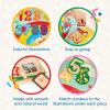 Battat – Casse-tête en Bois – Jardin Arc-en-Ciel – Casse-tête en Bois – Jouet éducatif – 2 Ans et +(Nombres et formes)