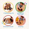 Battat – Chiot Wag n&rsquo; Waddle – Jouet en Peluche Chien – Animal en Peluche interactif – Chiot Jouet avec mouvements et Sons – 12 Mois et +