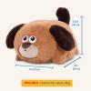 Battat – Chiot Wag n&rsquo; Waddle – Jouet en Peluche Chien – Animal en Peluche interactif – Chiot Jouet avec mouvements et Sons – 12 Mois et +