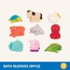 Battat – Copains de Bain (9 pièces) – Jouets de Bain Assortis – 9 pièces Squirters d&rsquo;animaux – Jouet à Eau – 10 Mois et +