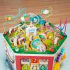 Battat – CurioCity – Cube d&rsquo;activité en bois – Centre d&rsquo;activités sur le thème de la ville – Jouet éducatif – Jouet en bois pour tout-petits et enfants – 12 mois et +(Simple)