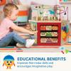 Battat – CurioCity – Cube d&rsquo;activité en bois – Centre d&rsquo;activités sur le thème de la ville – Jouet éducatif – Jouet en bois pour tout-petits et enfants – 12 mois et +(Simple)