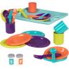 Battat – Ensemble de Cuisson – Ensemble de Cuisine Imaginaire – Jouet de Cuisine – Plats et ustensiles de Jeu – 3 Ans et +(Dîner et goûter)