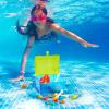 Battat – Ensemble de plongée Pirate – Jeu de plongée pour Enfants – Jouet pour l&rsquo;eau et la Piscine – Coffre au trésor des Pirates – Jouet de Plage d&rsquo;été – 6 Ans et +(Jouets Trésor Pirate – 28 pièces)