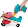 Battat – Grue à emporter – Ensemble de grues à emporter – Jouet de Construction – Camions Jouets pour Tout-Petits et Enfants – Jouet STIM – 3 Ans et +(Avion – 25 pièces)
