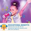 Battat – Microphone pour Spectacle Musical – Micro Karaoké Jouet – Microphone Lumineux et à Changement de Voix – Enregistrement et Lecture – Jouet à Chanter pour Enfants – 3 Ans et +