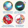 Battat – Microphone pour Spectacle Musical – Micro Karaoké Jouet – Microphone Lumineux et à Changement de Voix – Enregistrement et Lecture – Jouet à Chanter pour Enfants – 3 Ans et +