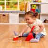 Battat – Sweep n&rsquo; Clean – Kit de Jeu Nettoyage pour Enfants – Jouets de Nettoyage pour Les Enfants – Balai, serpillière, Brosse, Pelle à poussière, plumeau, 2 Ans Plus(Ensemble de nettoyage en bois)