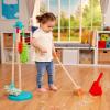 Battat – Sweep n&rsquo; Clean – Kit de Jeu Nettoyage pour Enfants – Jouets de Nettoyage pour Les Enfants – Balai, serpillière, Brosse, Pelle à poussière, plumeau, 2 Ans Plus(Ensemble de nettoyage en bois)