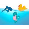 Battat – Tubbies à remonter – Hippocampe, Crocodile, Canard, Baleine – Jouet de Bain à tamponner – Paquet de 4 Tub Animals – Jouet Flottant pour Le Bain – 2 Ans et +(hippocampe)