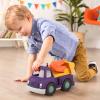 Wonder Wheels by Battat VE1039C1Z Ensemble de 3 Camions Jouets : Benne – Remorque – Bétonnière – Multicolore – Dès 12 mois(Camion excavateur)