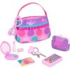 Battat – Boutique de beauté – Jouet de Coiffure pour Enfants – Sèche-Cheveux Jouet avec Son et air – Accessoires pour Salons de Coiffure et Mallette de Transport – 3 Ans et +(sac princesse)
