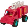 Battat – Camion-Benne – Camion Benne Jouet avec conducteur – Camions Classiques pour Tout-Petits – Jouet de Construction pour Enfants – Roues en Caoutchouc Souple – 18 Mois et +(Camion de pompiers)