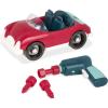 Battat – Grue à emporter – Ensemble de grues à emporter – Jouet de Construction – Camions Jouets pour Tout-Petits et Enfants – Jouet STIM – 3 Ans et +(Voiture décapotable – 22 pièces)