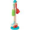 Battat – Sweep n&rsquo; Clean – Kit de Jeu Nettoyage pour Enfants – Jouets de Nettoyage pour Les Enfants – Balai, serpillière, Brosse, Pelle à poussière, plumeau, 2 Ans Plus(Ensemble de nettoyage en bois)